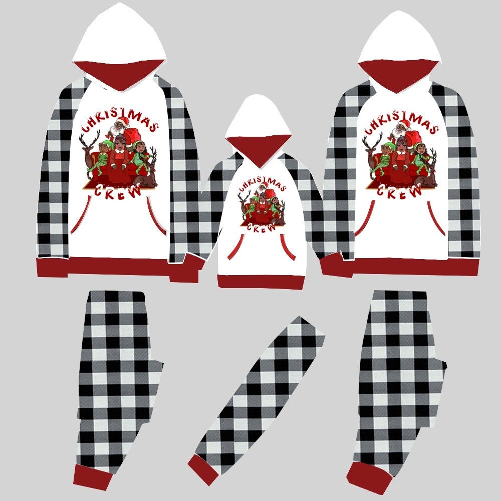 Christmas Crew Black and White PJs - Women