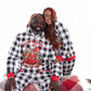 Christmas Crew Black and White PJs - Men