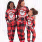 Santa Baby Pajamas-Children (Unisex) Red/Black with Grey Trim
