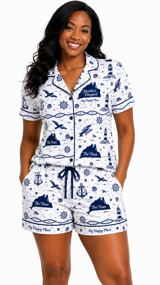 Marthas Vineyard Bamboo Short Set