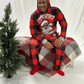 Santa Baby Pajamas-Men-Red/Black with Grey Trim