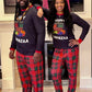 Happy Kwanzaa PJs Red, Black and Green - Men