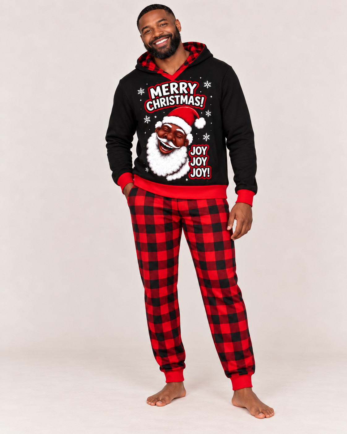 Santa Baby-Men-Featuring Jolly Black Santa **Pre Order**
