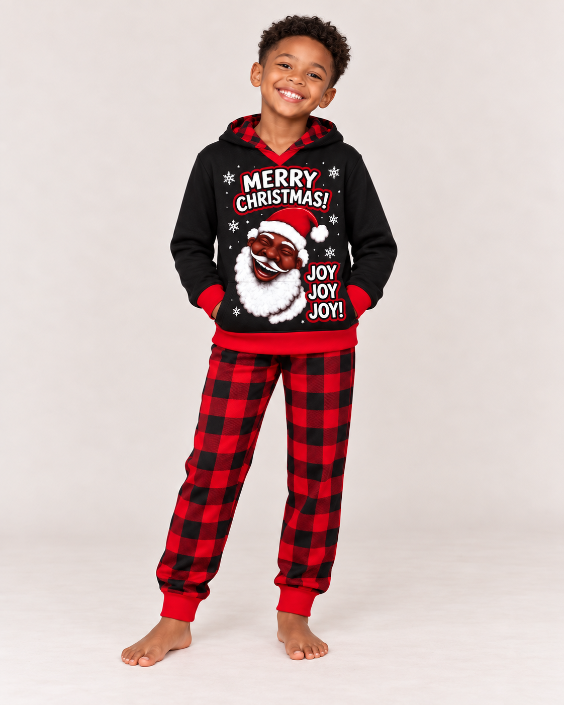 Santa Baby-featuring a Jolly Black Santa! Children-Unisex-Pre Order