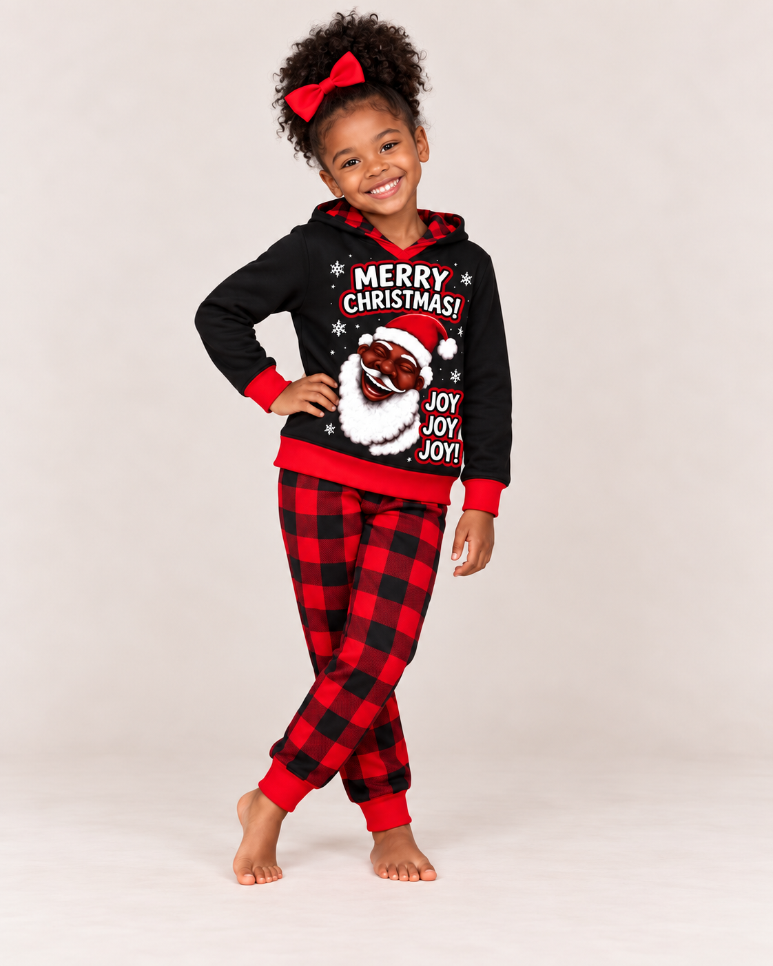 Santa Baby-featuring a Jolly Black Santa! Children-Unisex-Pre Order